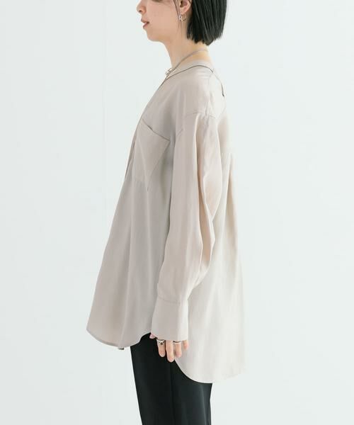 URBAN RESEARCH / アーバンリサーチ シャツ・ブラウス | ブロードカラーレスブラウス | 詳細27