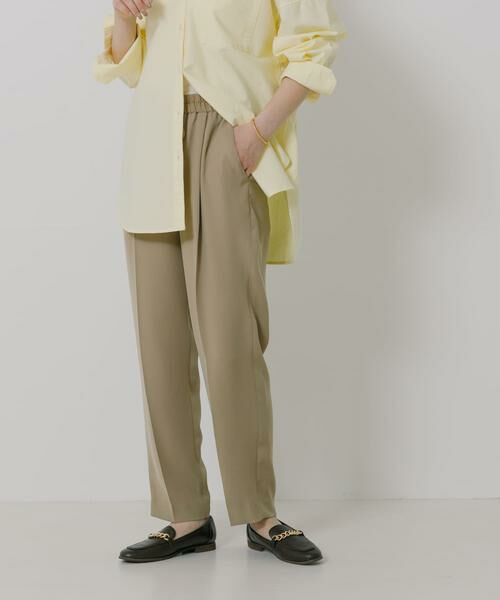 URBAN RESEARCH / アーバンリサーチ その他パンツ | ライトサテンドロストテーパードパンツ | 詳細2