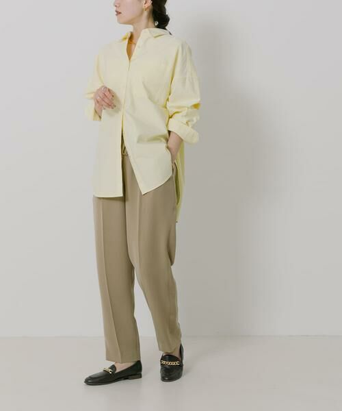 URBAN RESEARCH / アーバンリサーチ その他パンツ | ライトサテンドロストテーパードパンツ | 詳細5