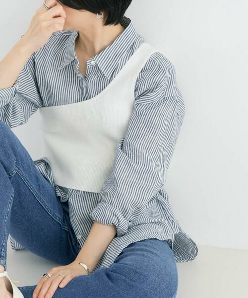 URBAN RESEARCH / アーバンリサーチ ニット・セーター | ワンショルダーニットベスト | 詳細2