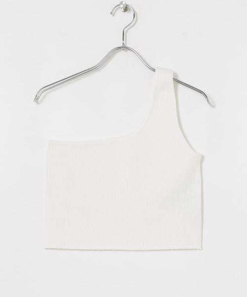 URBAN RESEARCH / アーバンリサーチ ニット・セーター | ワンショルダーニットベスト | 詳細6