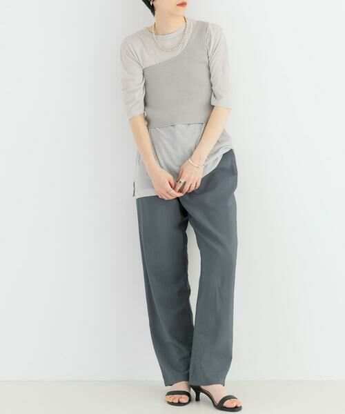 URBAN RESEARCH / アーバンリサーチ ニット・セーター | ワンショルダーニットベスト | 詳細18