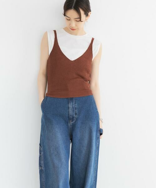 URBAN RESEARCH / アーバンリサーチ キャミソール・チューブトップ | ニットキャミソール | 詳細4