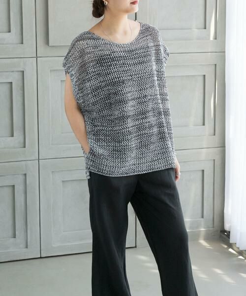 URBAN RESEARCH / アーバンリサーチ ニット・セーター | メランジメッシュニット | 詳細16