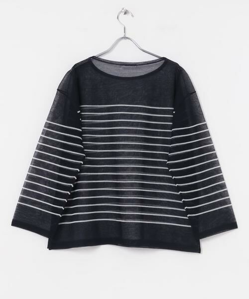 URBAN RESEARCH / アーバンリサーチ ニット・セーター | ボートネックシアーニット | 詳細20