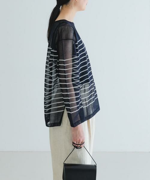 URBAN RESEARCH / アーバンリサーチ ニット・セーター | ボートネックシアーニット | 詳細12