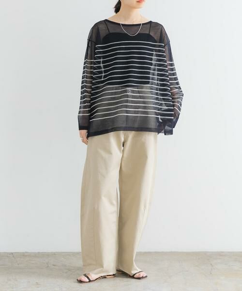 URBAN RESEARCH / アーバンリサーチ ニット・セーター | ボートネックシアーニット | 詳細14