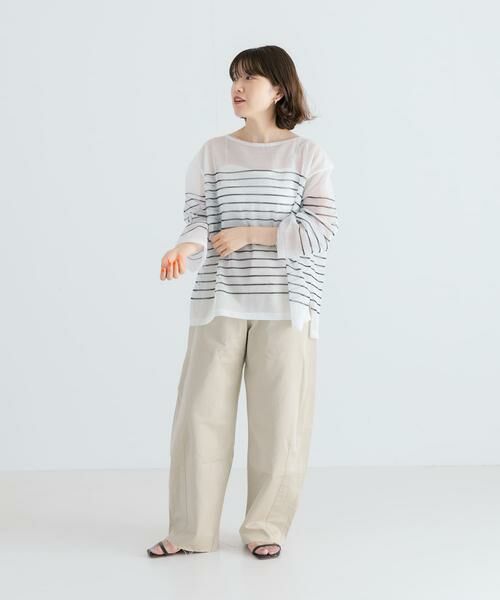 URBAN RESEARCH / アーバンリサーチ ニット・セーター | ボートネックシアーニット | 詳細24