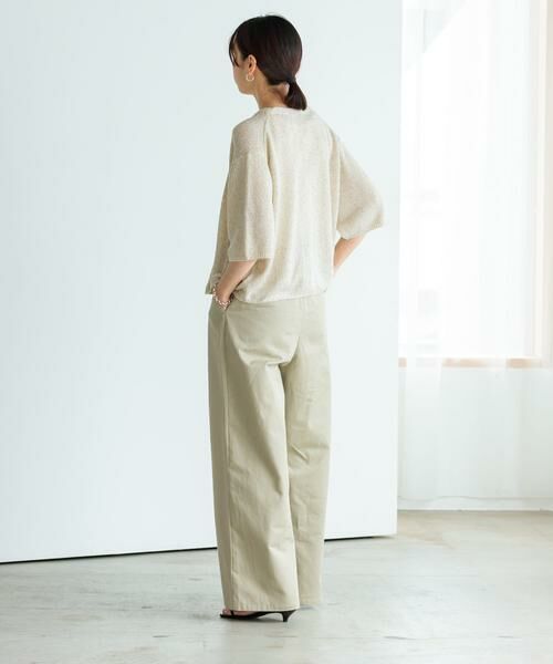 URBAN RESEARCH / アーバンリサーチ カーディガン・ボレロ | ハーフスリーブラメブークレカーディガン | 詳細8