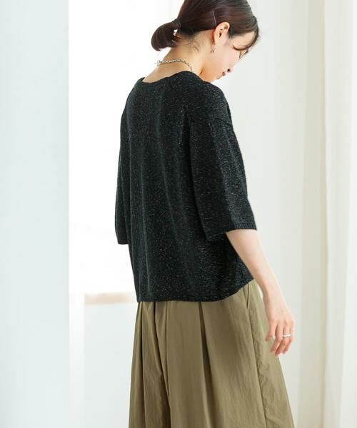 URBAN RESEARCH / アーバンリサーチ カーディガン・ボレロ | ハーフスリーブラメブークレカーディガン | 詳細17