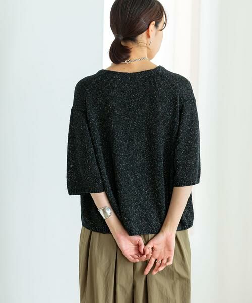 URBAN RESEARCH / アーバンリサーチ カーディガン・ボレロ | ハーフスリーブラメブークレカーディガン | 詳細18