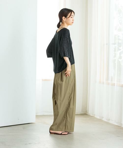 URBAN RESEARCH / アーバンリサーチ カーディガン・ボレロ | ハーフスリーブラメブークレカーディガン | 詳細21
