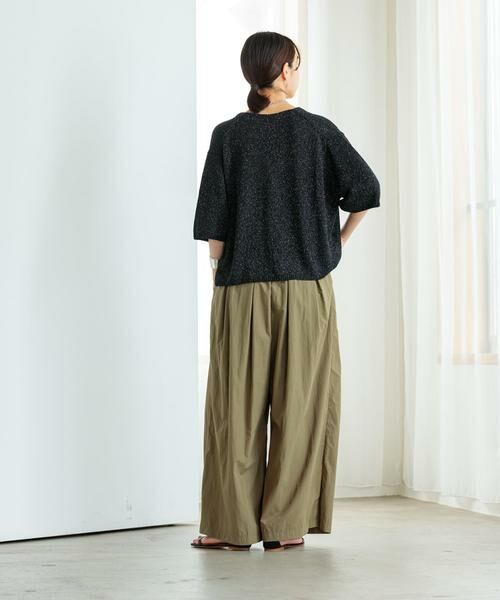 URBAN RESEARCH / アーバンリサーチ カーディガン・ボレロ | ハーフスリーブラメブークレカーディガン | 詳細22