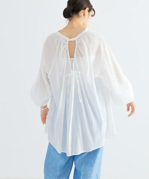 URBAN RESEARCH / アーバンリサーチ シャツ・ブラウス | シアードロストギャザーブラウス | 詳細4