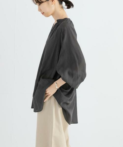 URBAN RESEARCH / アーバンリサーチ シャツ・ブラウス | シアードロストギャザーブラウス | 詳細13