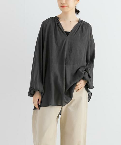 URBAN RESEARCH / アーバンリサーチ シャツ・ブラウス | シアードロストギャザーブラウス | 詳細14