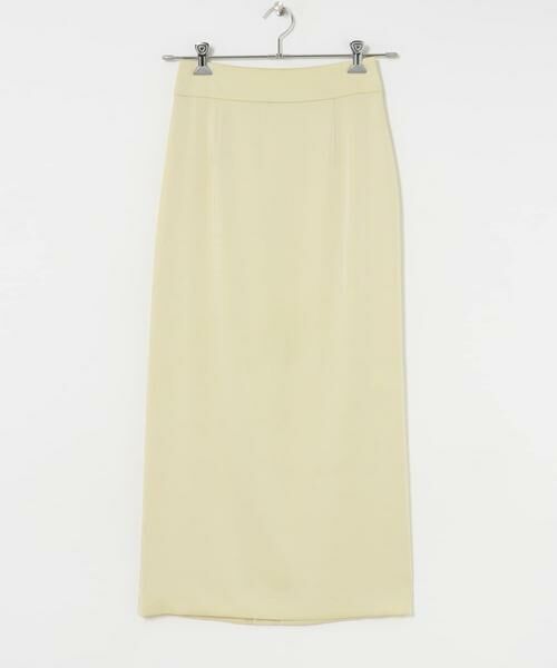 URBAN RESEARCH/アーバンリサーチ ストレートサテンスカート オフホワイト 36