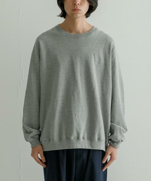URBAN RESEARCH/アーバンリサーチ SUPER WIDE SWEAT CREWNECK グレー 1 URBAN RESEARCH/アーバンリサーチ SUPER WIDE SWEAT CREWNECK グレー 1
