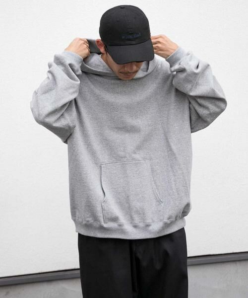 URBAN RESEARCH/アーバンリサーチ SUPER WIDE SWEAT PARKA グレー 2 URBAN RESEARCH/アーバンリサーチ SUPER WIDE SWEAT PARKA グレー 2