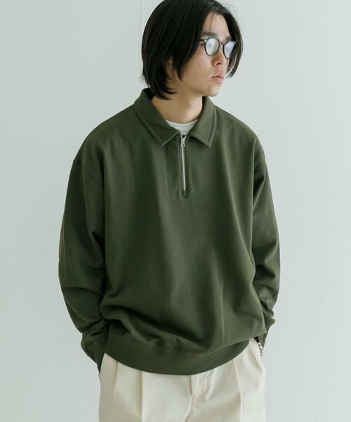 URBAN RESEARCH / アーバンリサーチ スウェット | ハーフZIPプルオーバー | 詳細1