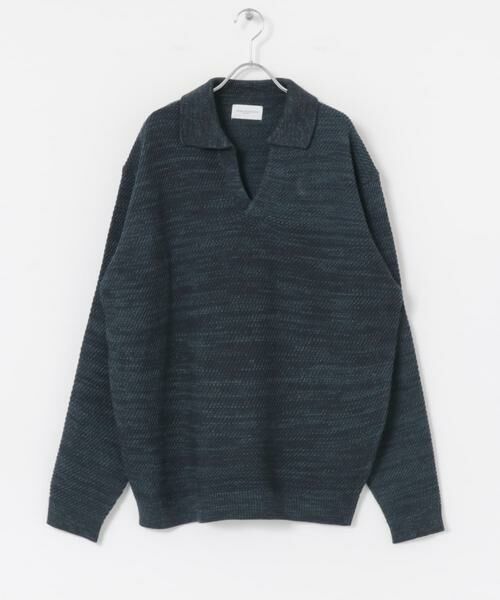 URBAN RESEARCH / アーバンリサーチ ニット・セーター | WAGAMI スキッパー ニット ポロシャツ | 詳細3