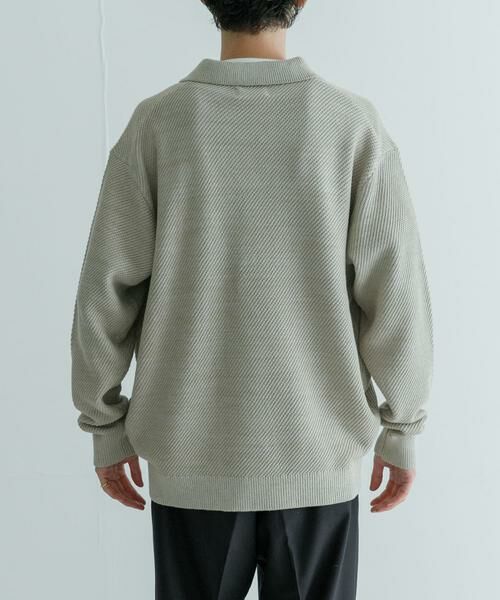URBAN RESEARCH / アーバンリサーチ ニット・セーター | WAGAMI スキッパー ニット ポロシャツ | 詳細13
