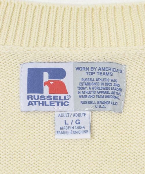 URBAN RESEARCH / アーバンリサーチ カーディガン・ボレロ | 『別注』RUSSELL ATHLETIC×UR　CREW NECK CARDIGAN | 詳細18