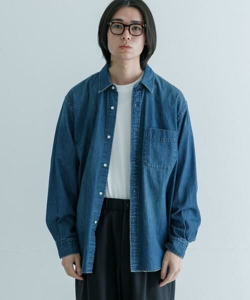 URBAN RESEARCH / アーバンリサーチ シャツ・ブラウス | new basic 7oz DENIM SHIRTS | 詳細1