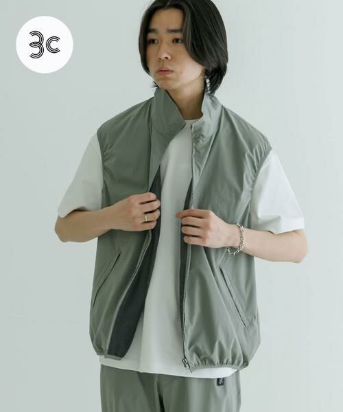 URBAN RESEARCH/アーバンリサーチ SOLOTEXハイストレッチベスト カーキ L URBAN RESEARCH/アーバンリサーチ SOLOTEXハイストレッチベスト カーキ L