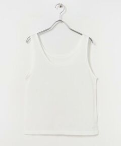 Uネックシアータンクトップ