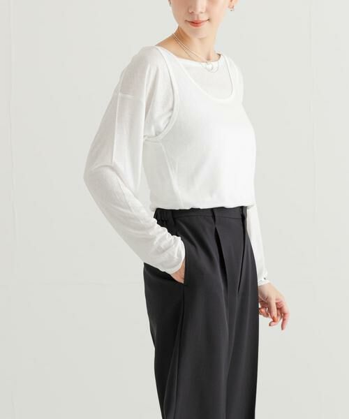 URBAN RESEARCH / アーバンリサーチ タンクトップ | Uネックシアータンクトップ | 詳細17