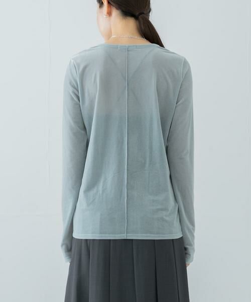 URBAN RESEARCH / アーバンリサーチ Tシャツ | 『MADE IN JAPAN』シアーベロアロングスリーブカットソー | 詳細10