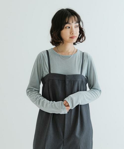 URBAN RESEARCH / アーバンリサーチ Tシャツ | 『MADE IN JAPAN』シアーベロアロングスリーブカットソー | 詳細4