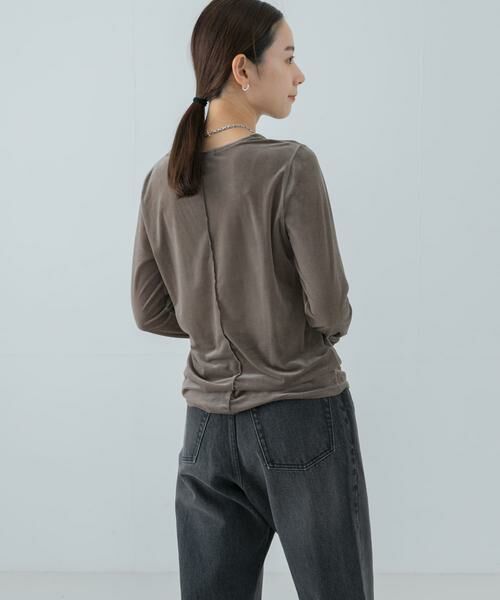 URBAN RESEARCH / アーバンリサーチ Tシャツ | 『MADE IN JAPAN』シアーベロアロングスリーブカットソー | 詳細14