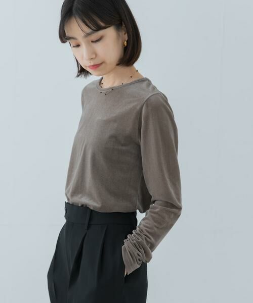 URBAN RESEARCH / アーバンリサーチ Tシャツ | 『MADE IN JAPAN』シアーベロアロングスリーブカットソー | 詳細17