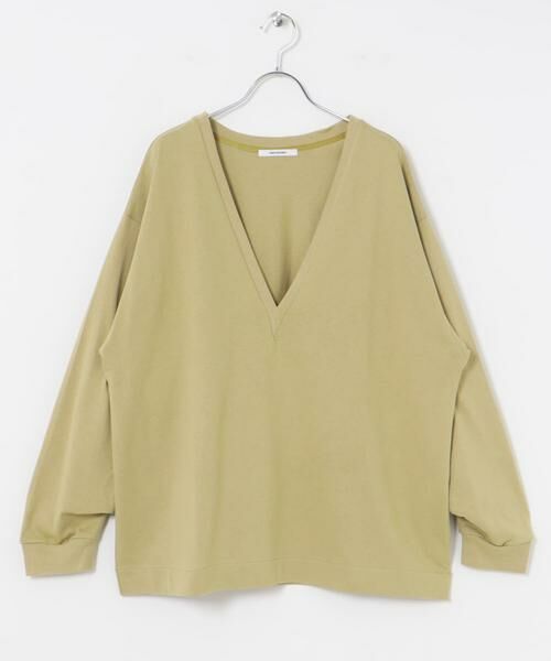 URBAN RESEARCH / アーバンリサーチ Tシャツ | 『MADE IN JAPAN』深Vネックルーズカットソー | 詳細1