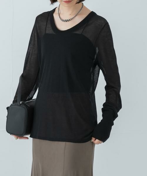 URBAN RESEARCH / アーバンリサーチ ニット・セーター | カシミヤミックスUニット | 詳細14