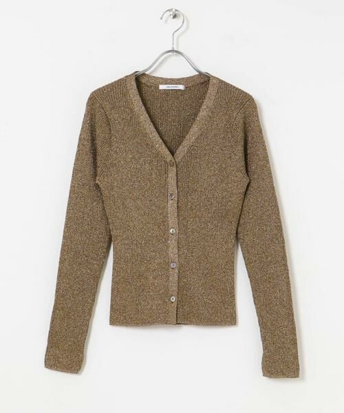 URBAN RESEARCH / アーバンリサーチ カーディガン・ボレロ | ラメリブニットカーディガン | 詳細8