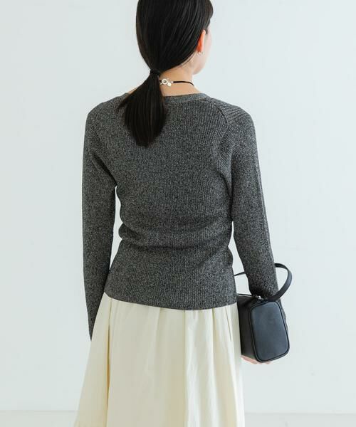 URBAN RESEARCH / アーバンリサーチ カーディガン・ボレロ | ラメリブニットカーディガン | 詳細11
