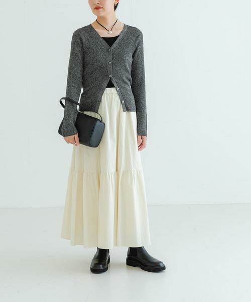 URBAN RESEARCH / アーバンリサーチ カーディガン・ボレロ | ラメリブニットカーディガン | 詳細12