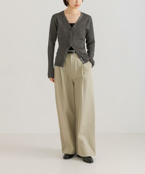 URBAN RESEARCH / アーバンリサーチ カーディガン・ボレロ | ラメリブニットカーディガン | 詳細16