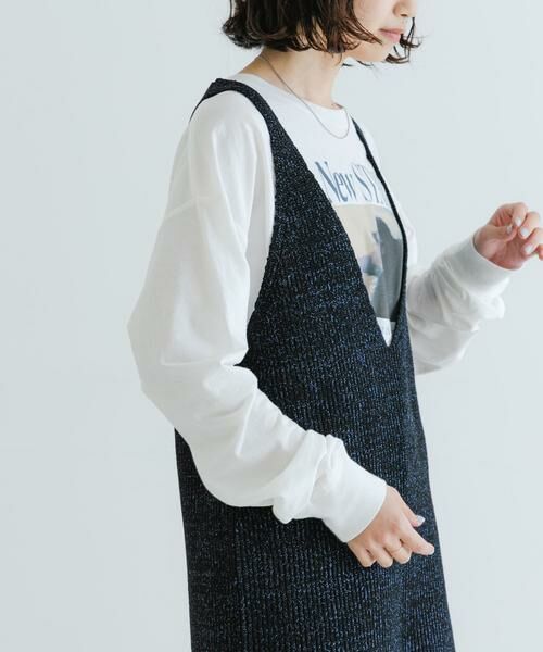 URBAN RESEARCH / アーバンリサーチ ニット・セーター | チュニックラメニットベスト | 詳細1