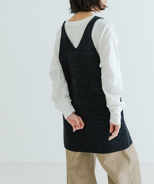 URBAN RESEARCH / アーバンリサーチ ニット・セーター | チュニックラメニットベスト | 詳細2
