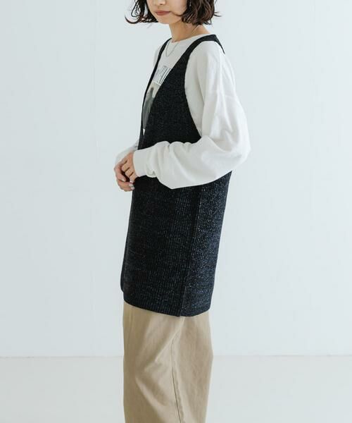 URBAN RESEARCH / アーバンリサーチ ニット・セーター | チュニックラメニットベスト | 詳細4