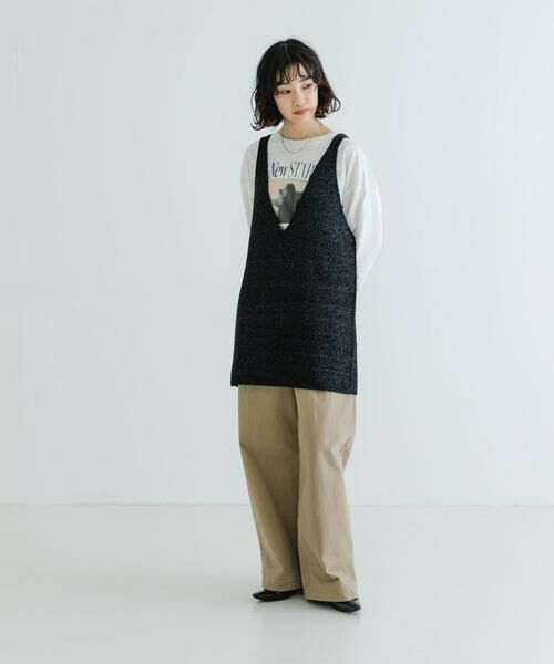 URBAN RESEARCH / アーバンリサーチ ニット・セーター | チュニックラメニットベスト | 詳細6