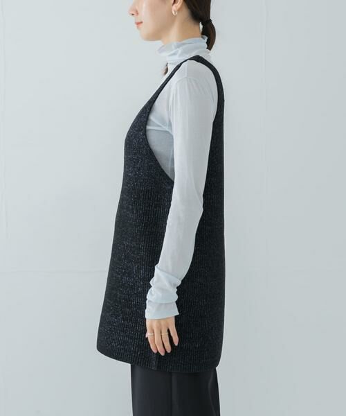 URBAN RESEARCH / アーバンリサーチ ニット・セーター | チュニックラメニットベスト | 詳細9