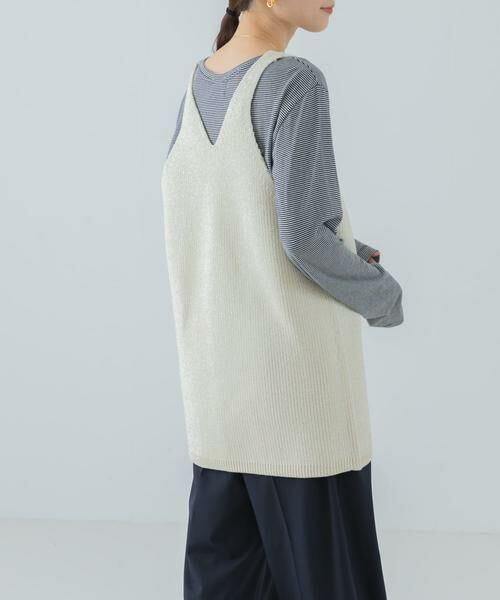 URBAN RESEARCH / アーバンリサーチ ニット・セーター | チュニックラメニットベスト | 詳細13