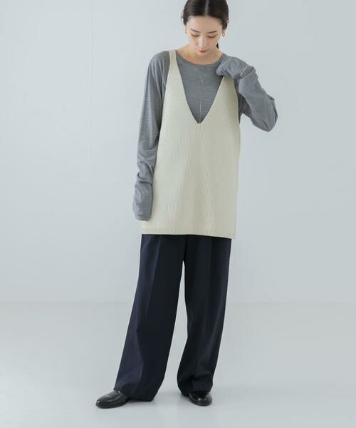 URBAN RESEARCH / アーバンリサーチ ニット・セーター | チュニックラメニットベスト | 詳細17