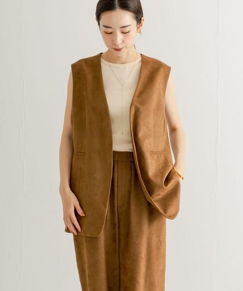 URBAN RESEARCH / アーバンリサーチ ベスト | スウェードライクジレ | 詳細5