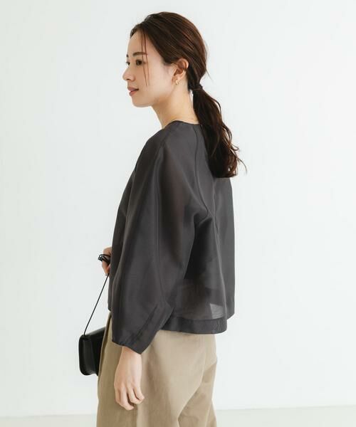 URBAN RESEARCH / アーバンリサーチ シャツ・ブラウス | 『MADE IN JAPAN』オーガンジーブラウス | 詳細1